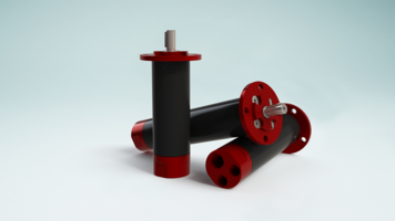 Compact vane motors